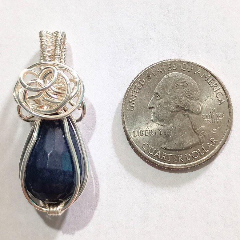 Artisan Sugilite Set | Silver-Toned Pendant & Earrings | Night’s Plutonian Shore product image (4)