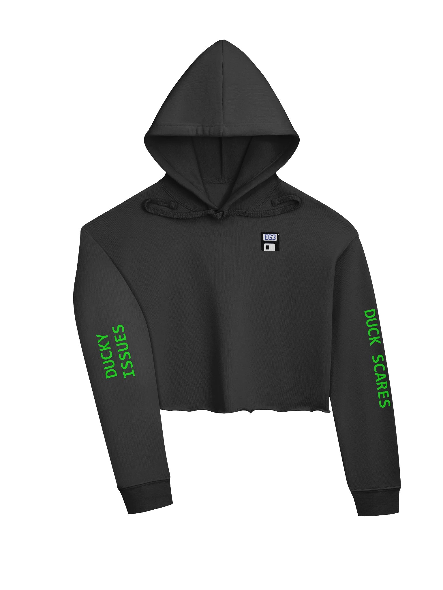 Ducky Issues Crop Hoodie product image (3)