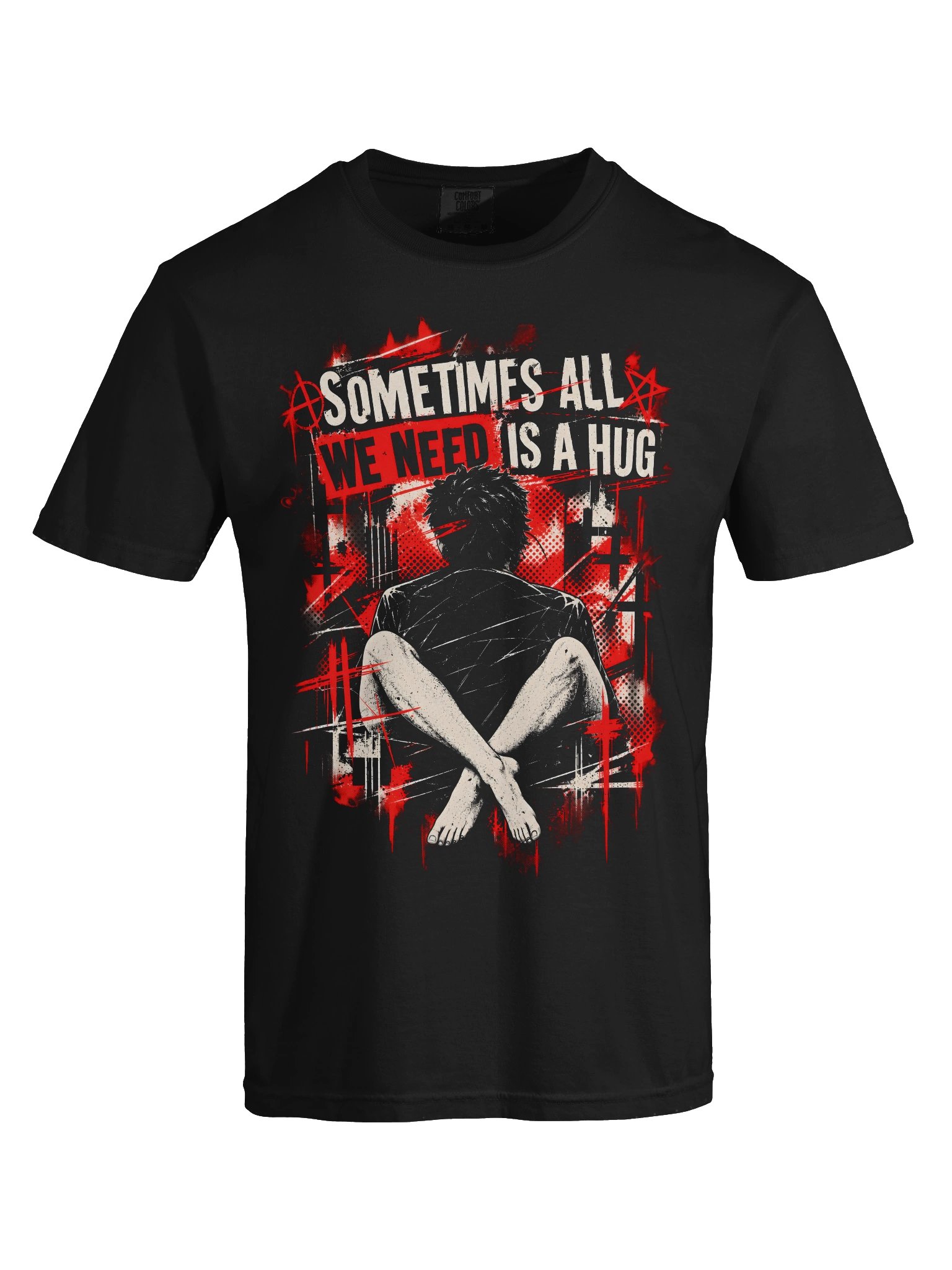 All We Need is a Hug Heavyweight Vintage Graphic Tee product image (5)
