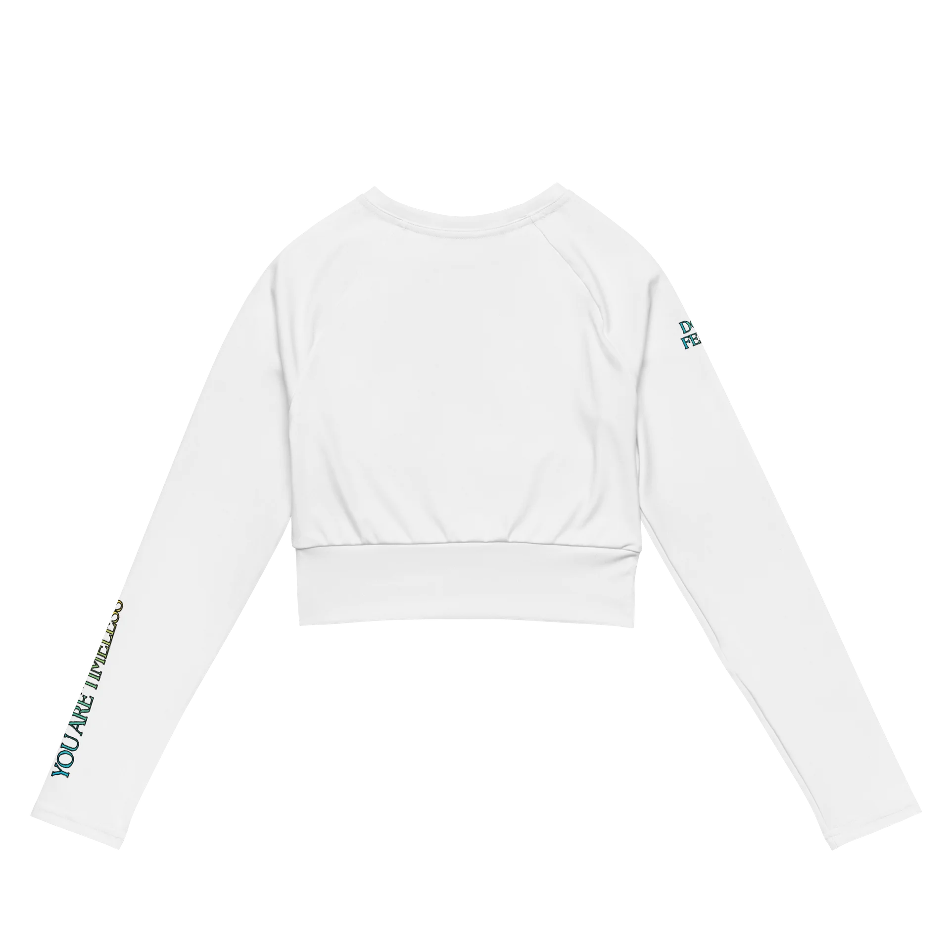 YOU ARE TIMELESS DF50 Recycled Fabric Long Sleeve Crop Top product image (4)