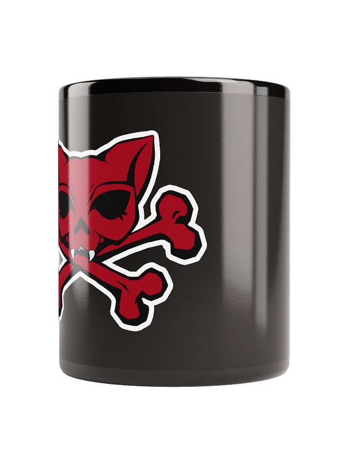 Red Kat Skull Blaque Mug product image (4)