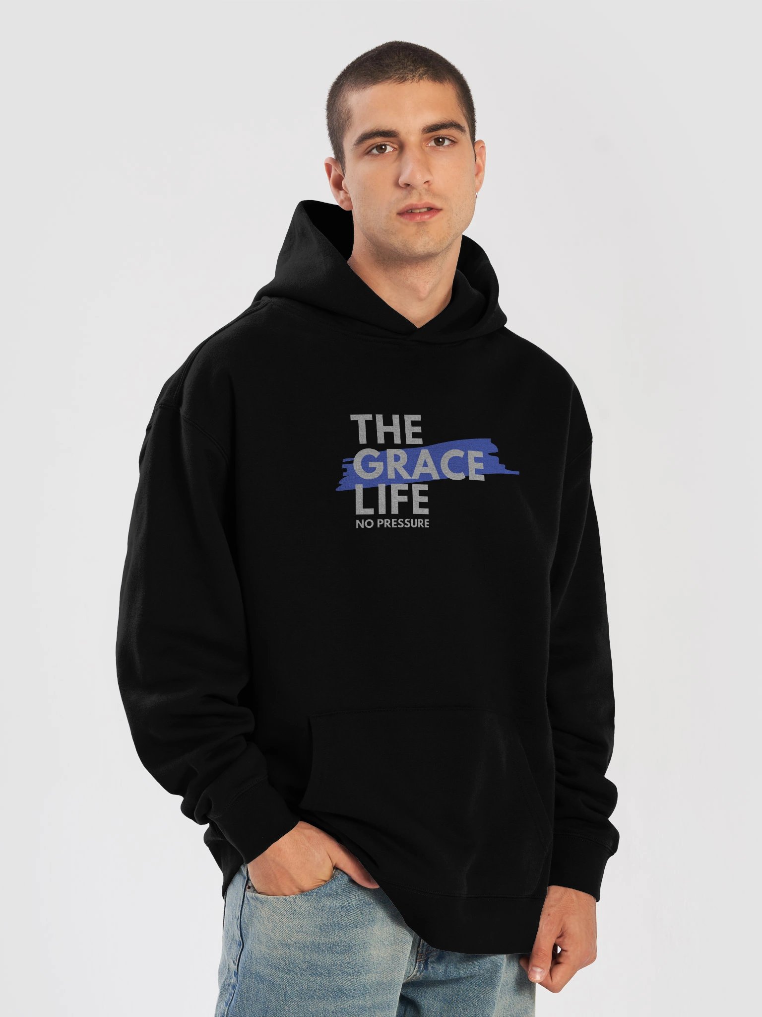 The Grace Life (Blue) - Unisex Premium Oversized Hoodie product image (40)