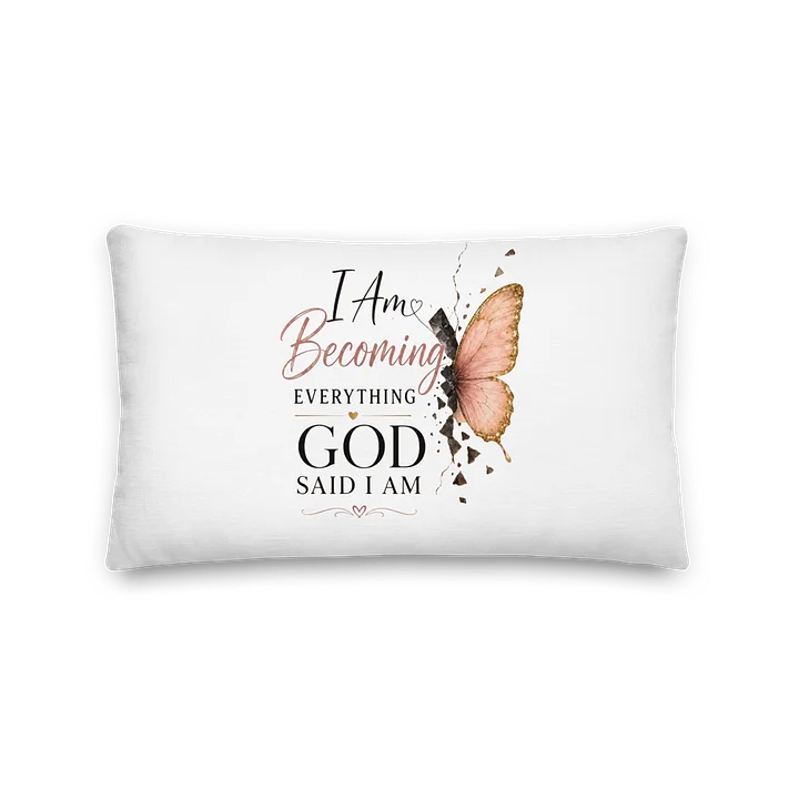 I Am Becoming™ Inspirational Throw Pillow product image (2)