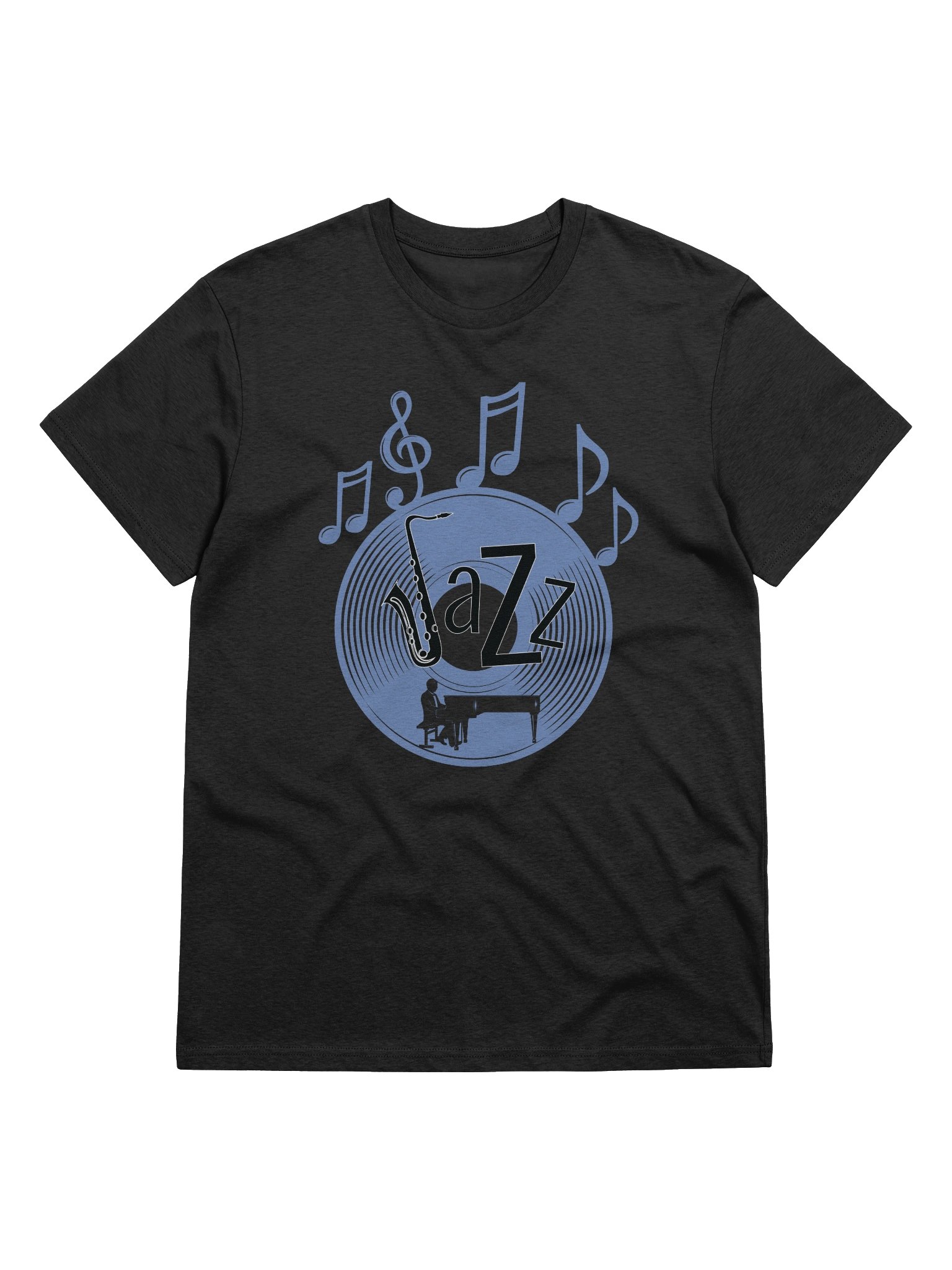 Jazzy Saxophone Organic Cotton Tee product image (2)