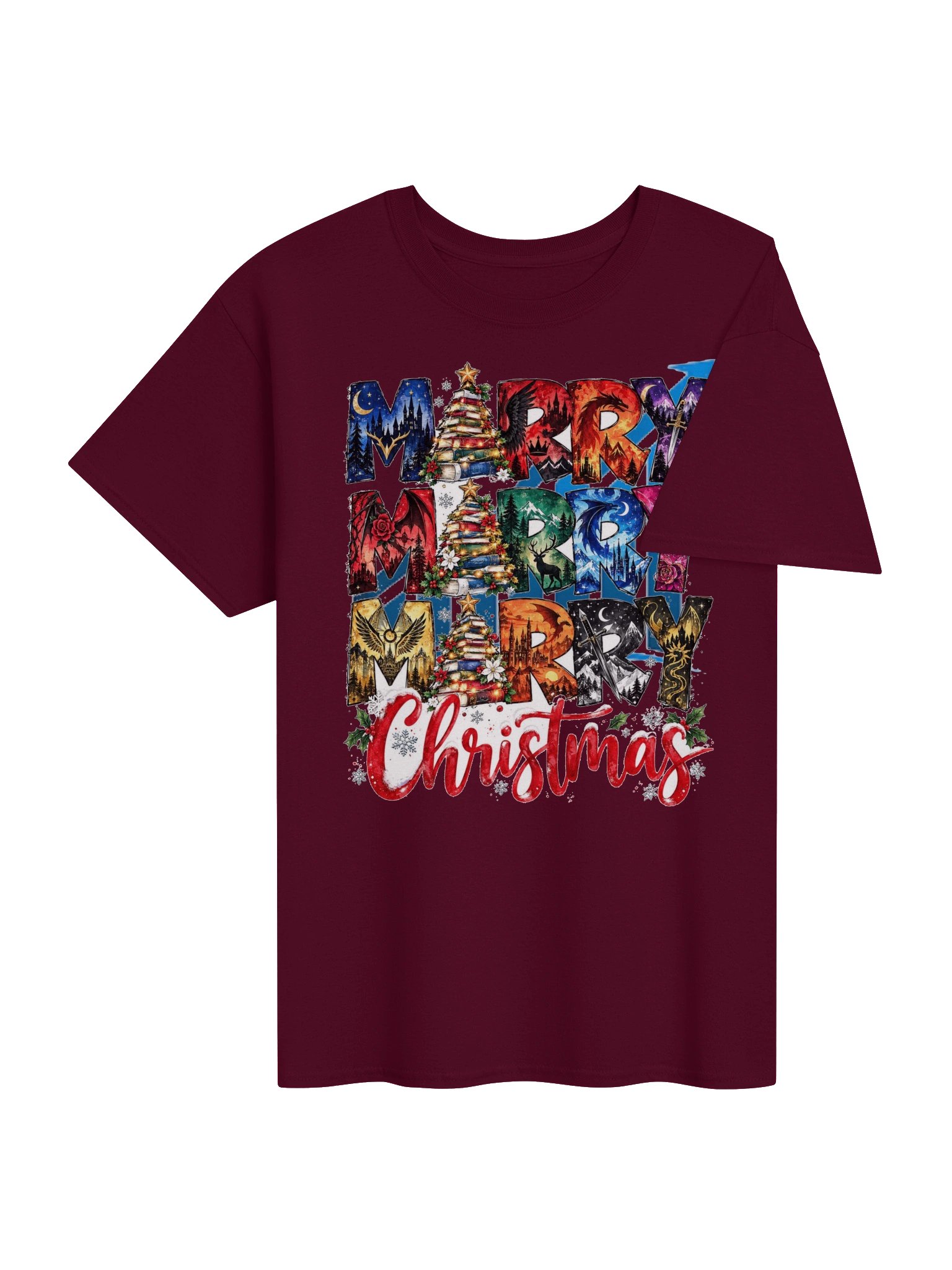 Merry Merry Merry Christmas Tee product image (34)