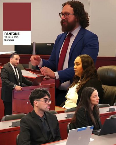 Now everything’s technicolor 🌈⁠
 
From the professionalism of the courtroom to the bonding moments outside Bullocks Wilshire,...