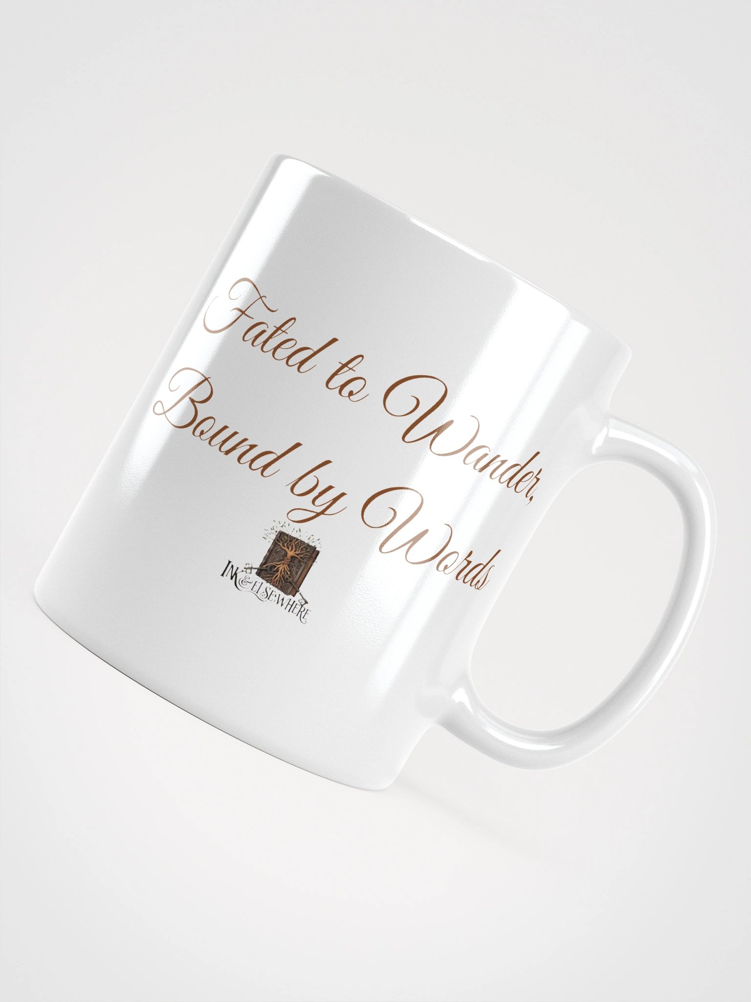 Ink and Elsewhere "Fated to Wander, Bound by Words" Mug #3 – For the Reader Who Knows That the Right Book Can Change Everything product image (11)