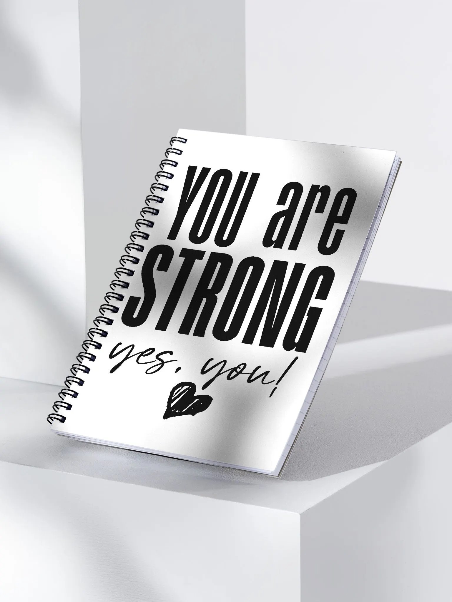 You are Strong Spiral Notebook product image (3)