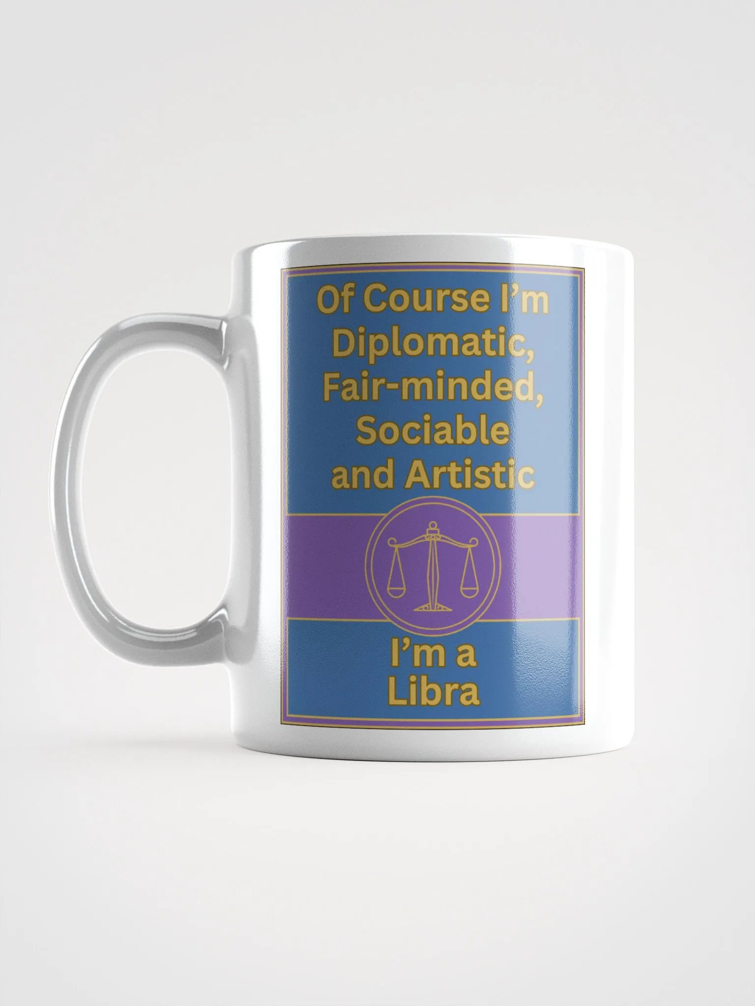Of Course I’m Libra Zodiac Sign Mug, Zodiac Sign Vibes Mug, Libra Mug, Astrological Mug product image (7)