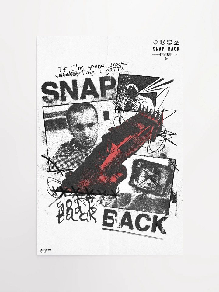Twenty One Pilots - Snap Back Poster (RED CLIPS VERSION) product image (1)