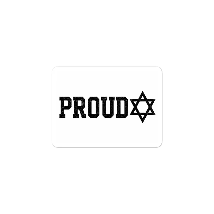 ׳PROUD׳ Sticker✡️ product image (2)