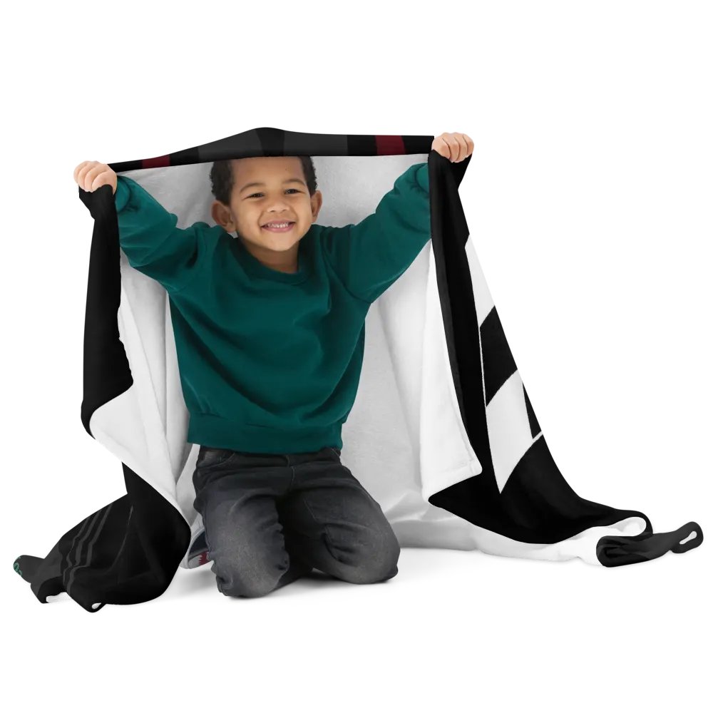 Checkered Flag Racing Throw Blanket product image (2)
