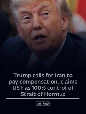 🇺🇸🇮🇷US President Donald Trump has said Iran should pay compensation for deaths and damage attributed to Tehran, while asserting that the US Navy controls the Strait of Hormuz. Speaking at the White House on 10 August, Trump said: “If there’s damages to be paid, I think Iran should pay those damages.” He linked his demand to previous attacks involving US personnel and deaths during protests in Iran. Trump also claimed: “We have a blockade that’s been infallible. It’s a steel wall”, while saying the strait was now open to selected vessels. He added: “We control the strait 100%.” The comments followed Iran setting conditions for reopening the waterway, including demands for compensation over war-related damage and changes to US policy. Meanwhile, Iran and Oman are reported to be in the final stages of an agreement establishing arrangements for commercial shipping through the Strait of Hormuz. Reuters reported that Tehran considers the agreement close but says it would not, by itself, resolve its wider demands for reopening the waterway. ℹ️   @The White House  📸   U.S. President Donald Trump speaks during an event to sign an executive order regarding vaccine flexibility, in the Oval Office at the White House in Washington, D.C., U.S., August 10, 2026. REUTERS/Kylie Cooper #UnitedStates #Iran #MiddleEast #Geopolitics #WorldNews