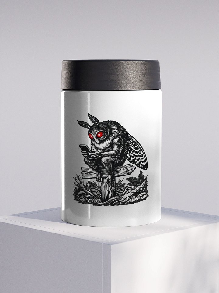 MOBILE MOTHMAN STAINLESS STEEL KOOZIE product image (1)