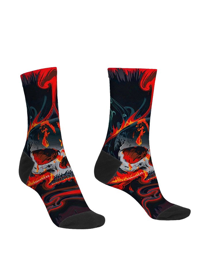 Skull-Knock Crew Socks product image (2)