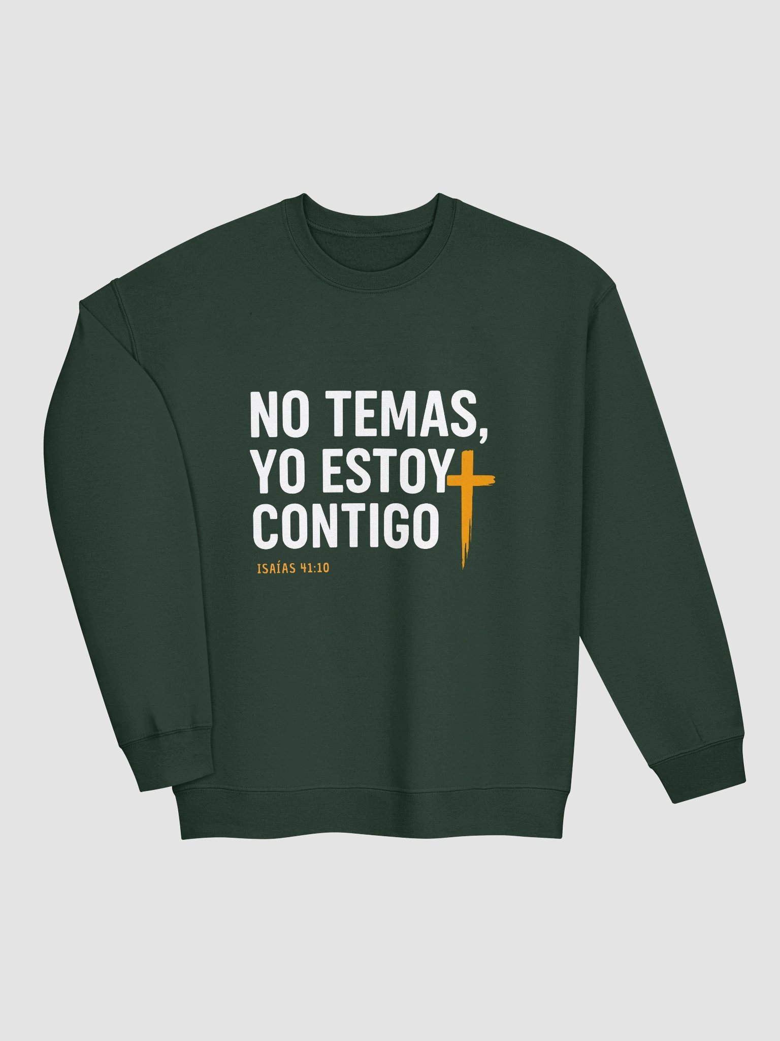 Sudadera Unisex Cuello Redondo | No temas yo estoy contigo product image (12)