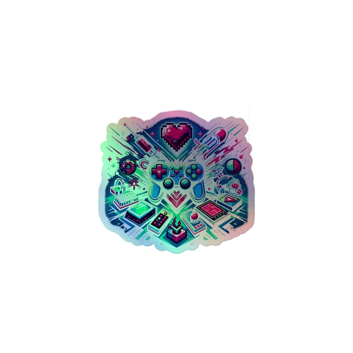 Gaming 4-life Charity Holographic Sticker product image (1)