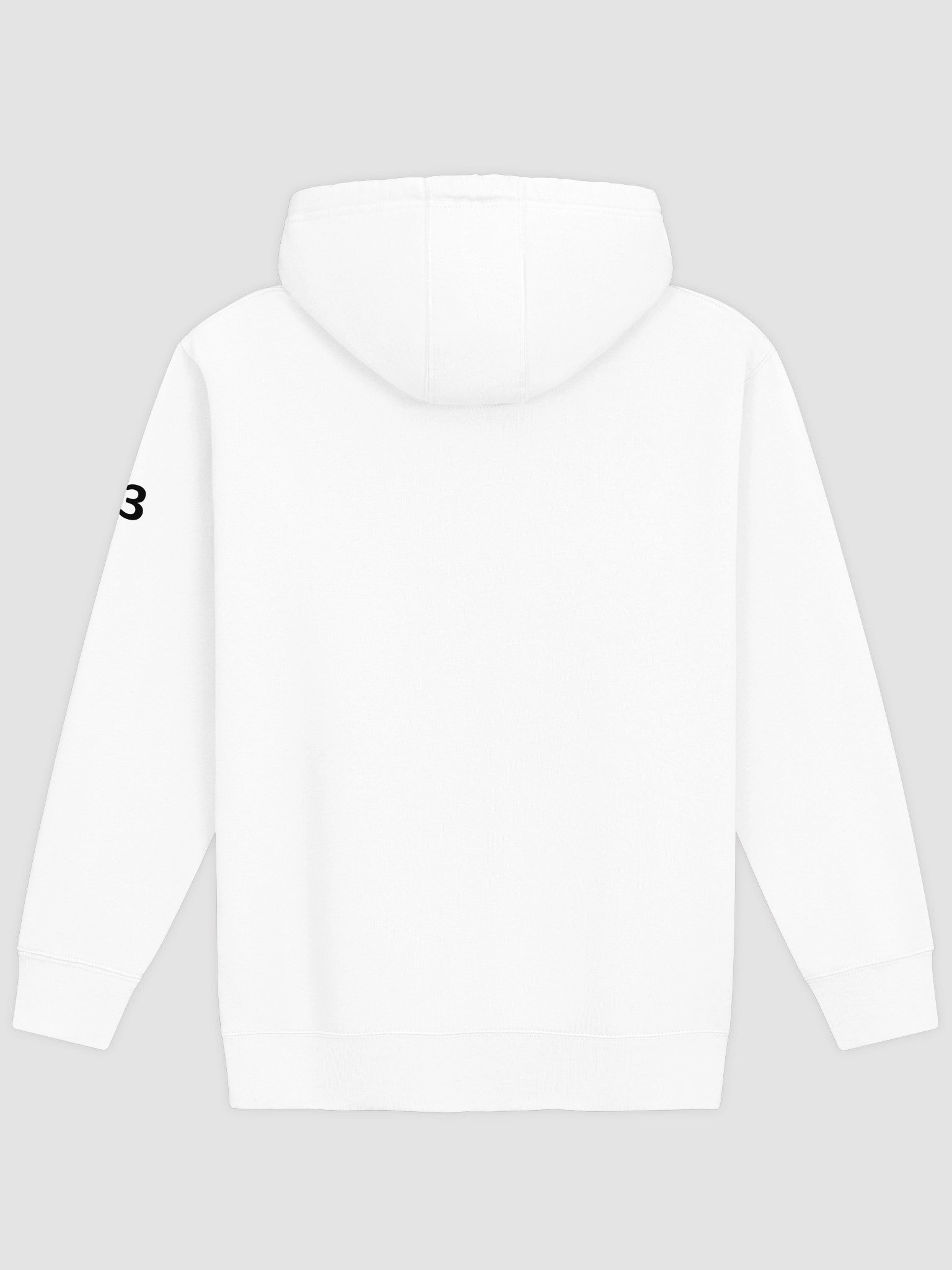 shut up and enjoy WHITE HOODIE product image (3)