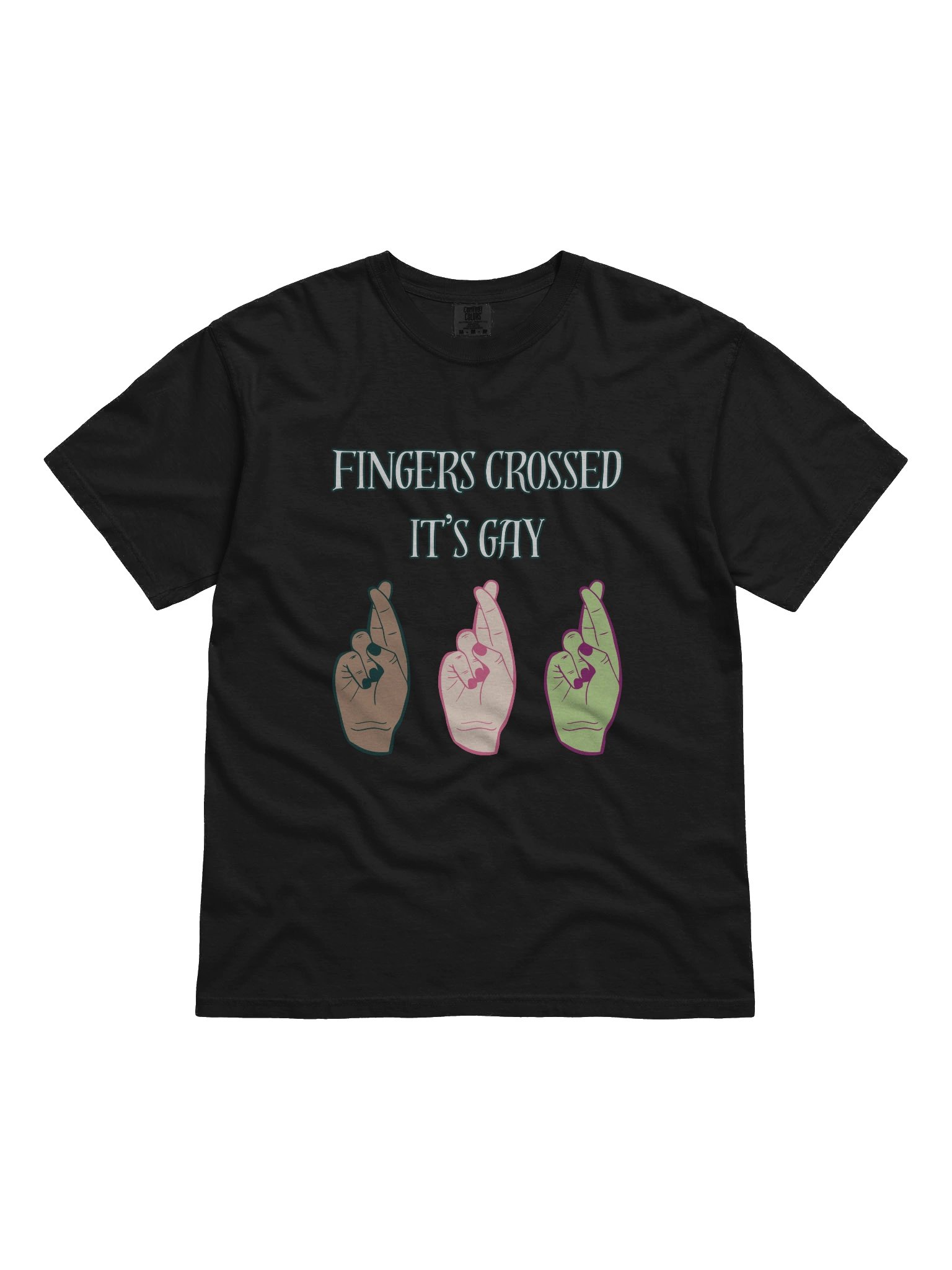 Fingers Crossed Heavy Shirt product image (1)
