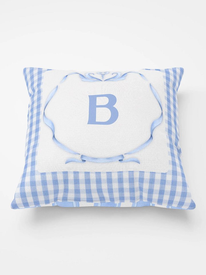 Blue Preppy Charm Pillow B product image (1)