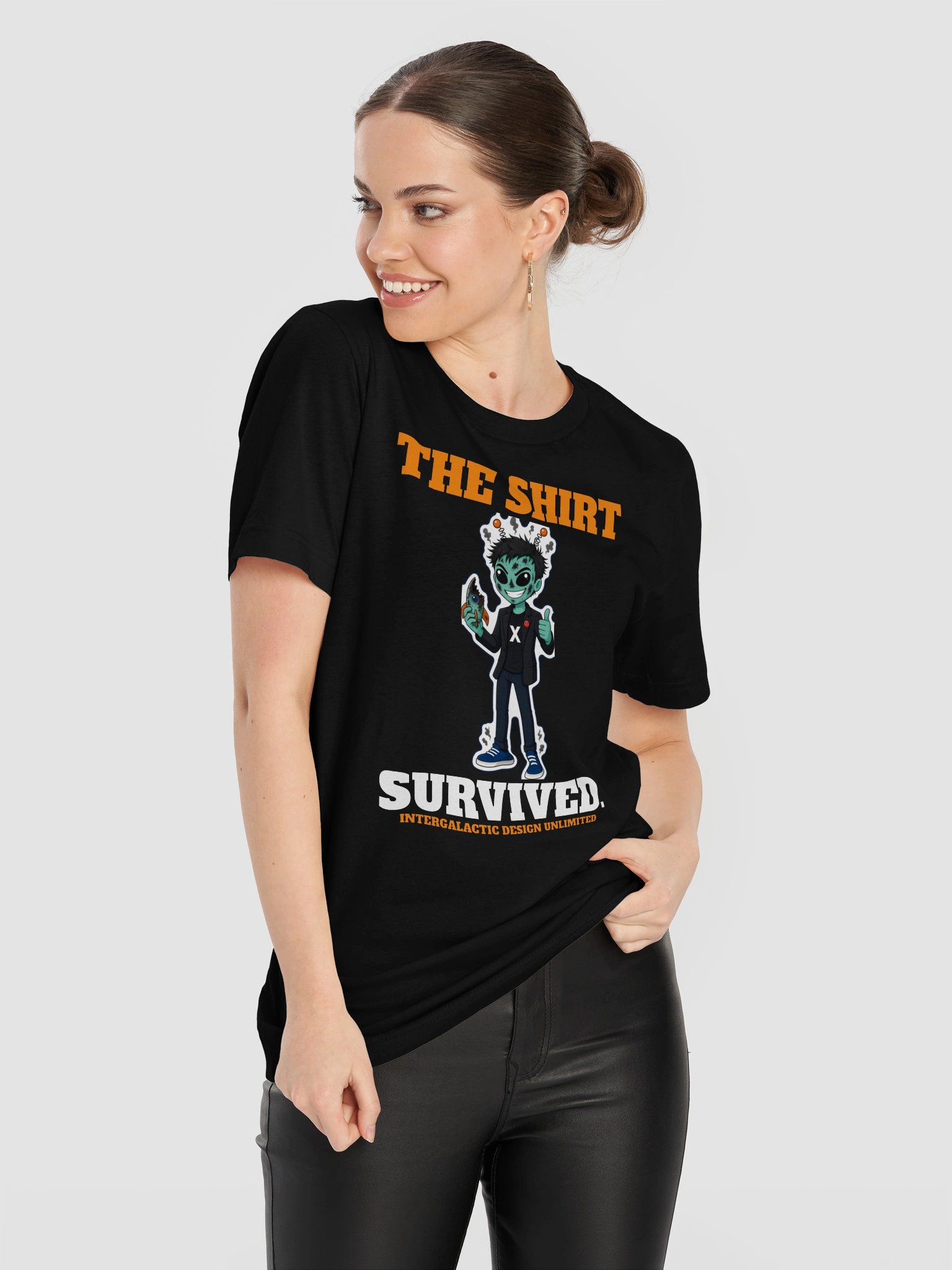 Zeelon: The Shirt Survived. Alien Tee (Dark) product image (11)