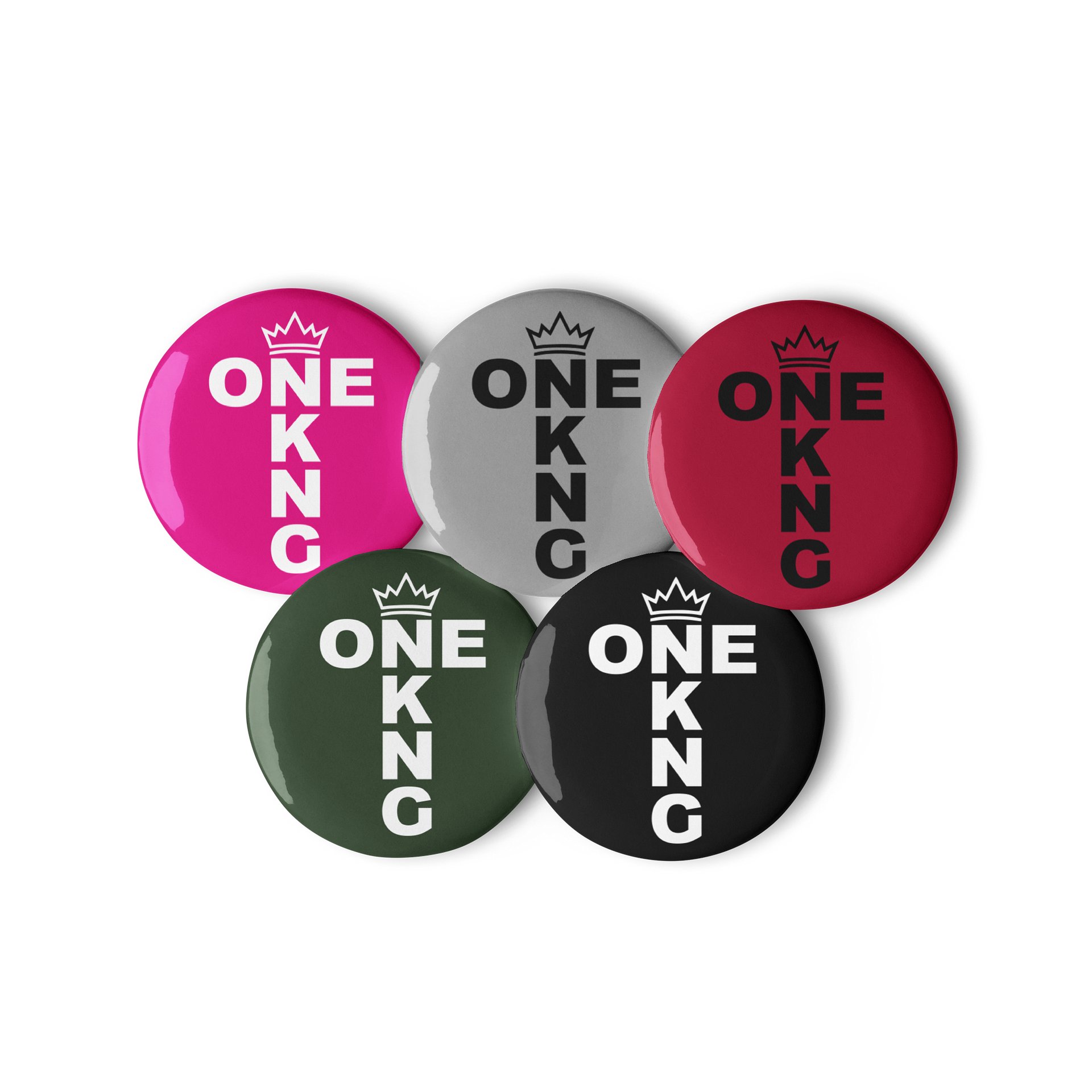 ONE KING Royal Cross Pin Buttons Set product image (3)