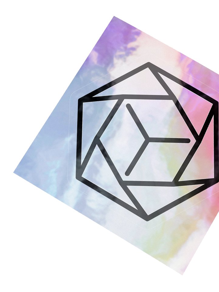 Holographic Logo Sticker product image (2)