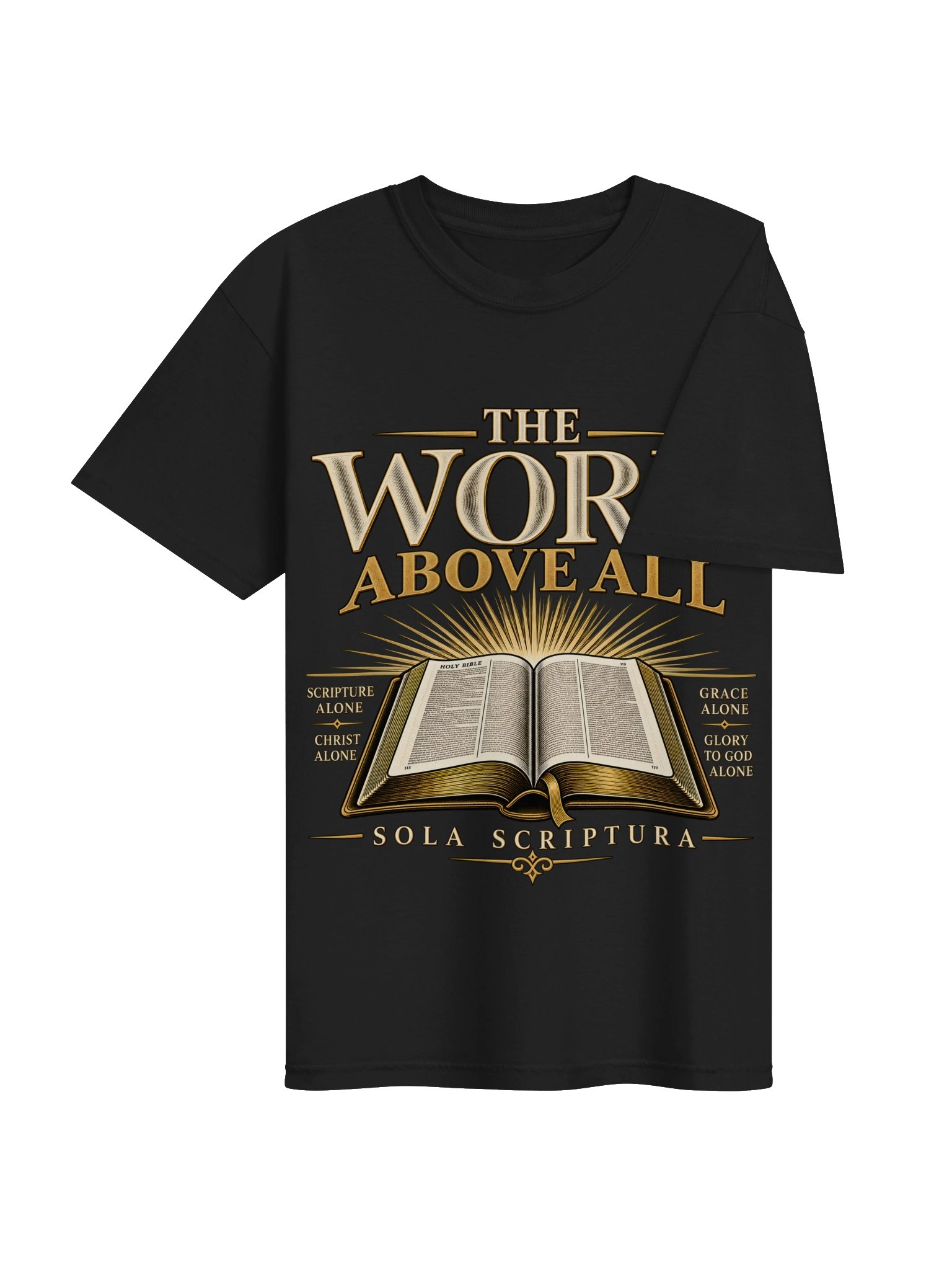 Reformed by the Word | John Calvin Reformation T-Shirt product image (4)