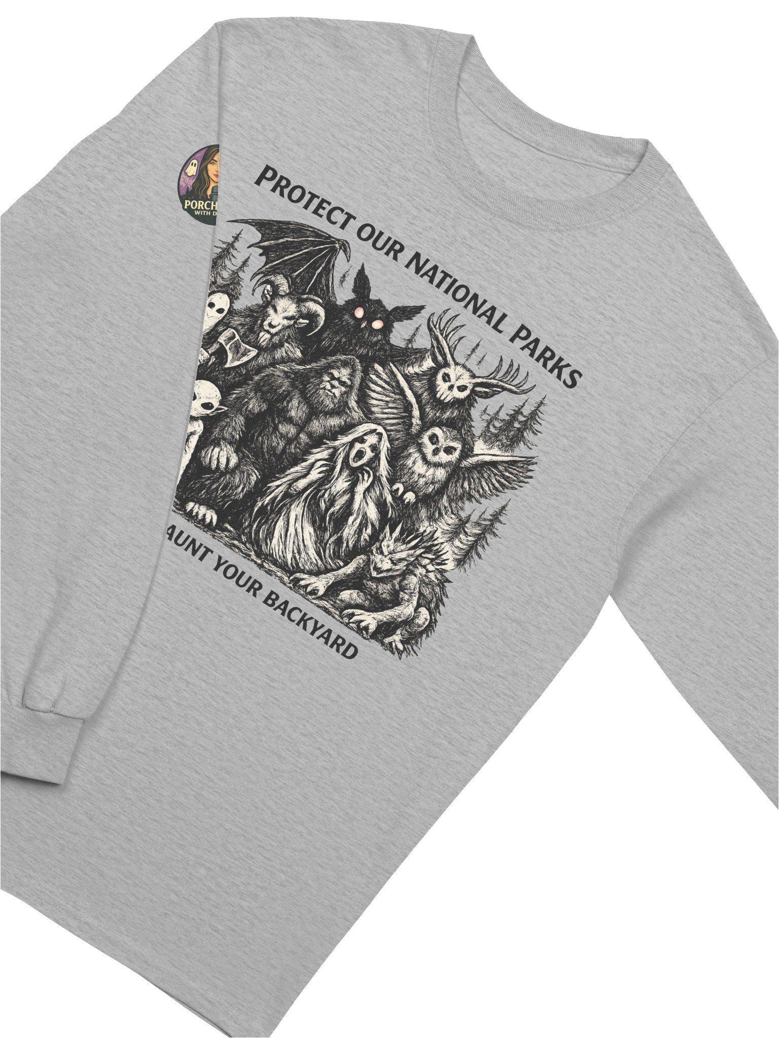 NATIONAL PARKS CRYPTIDS LONG SLEEVED SHIRT product image (3)