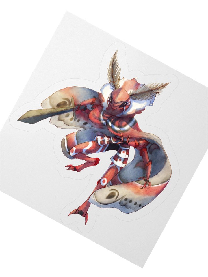 Moth Knight - sticker product image (6)
