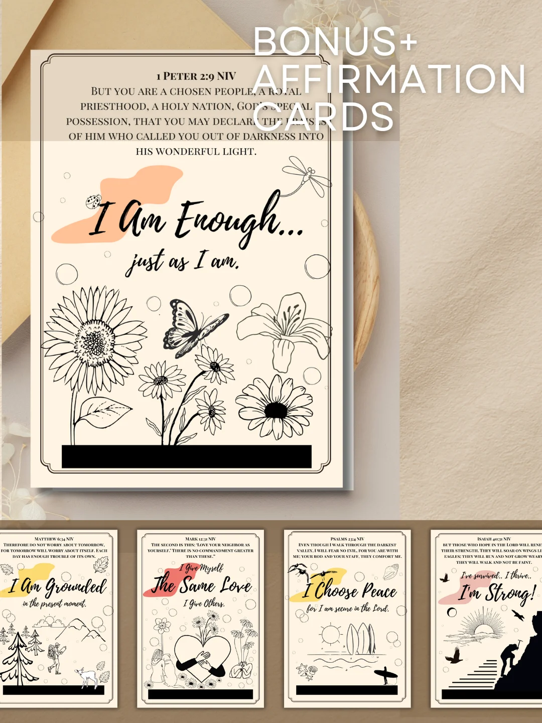 Mindfulness Art Therapy - DIGITAL Coloring Workbook for Girls & Women product image (5)