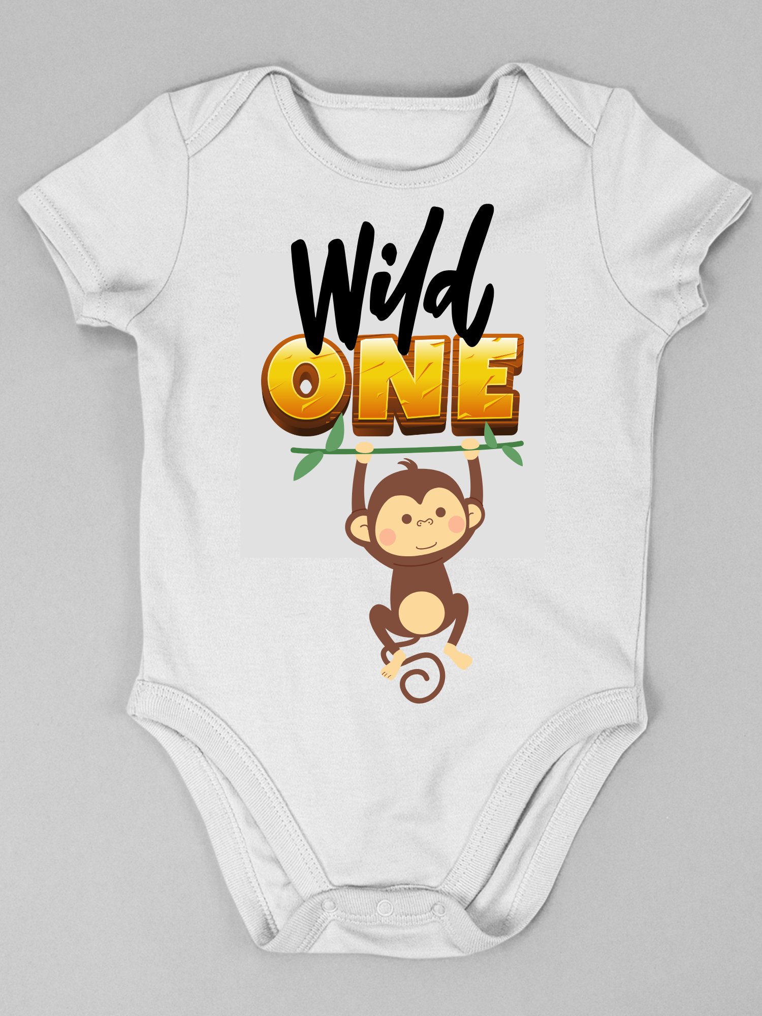 Wild ONE Animal Onesie - 1st Birthday Outfit - Jungle Themed Party product image (8)