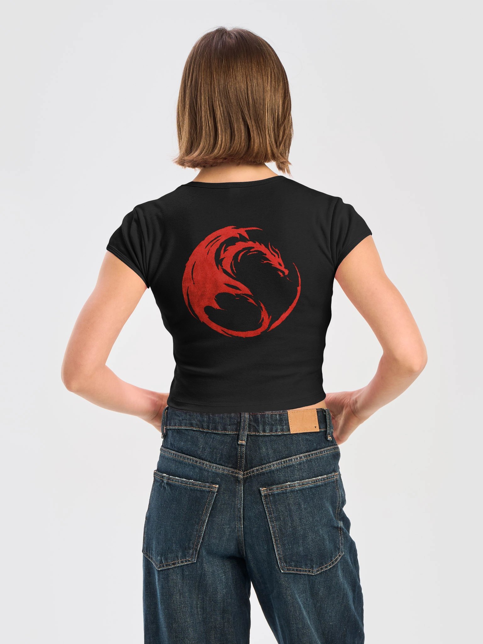 HC SVNT DRACONES - Womens Ribbed Baby Tee product image (4)