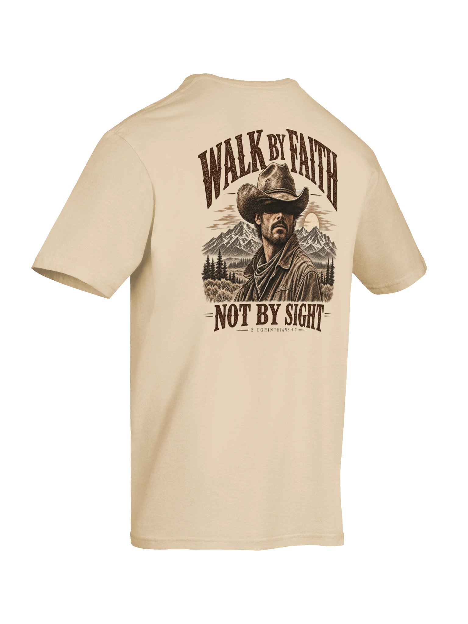 Walk By Faith, Not By Sight Unisex Western Tee product image (8)