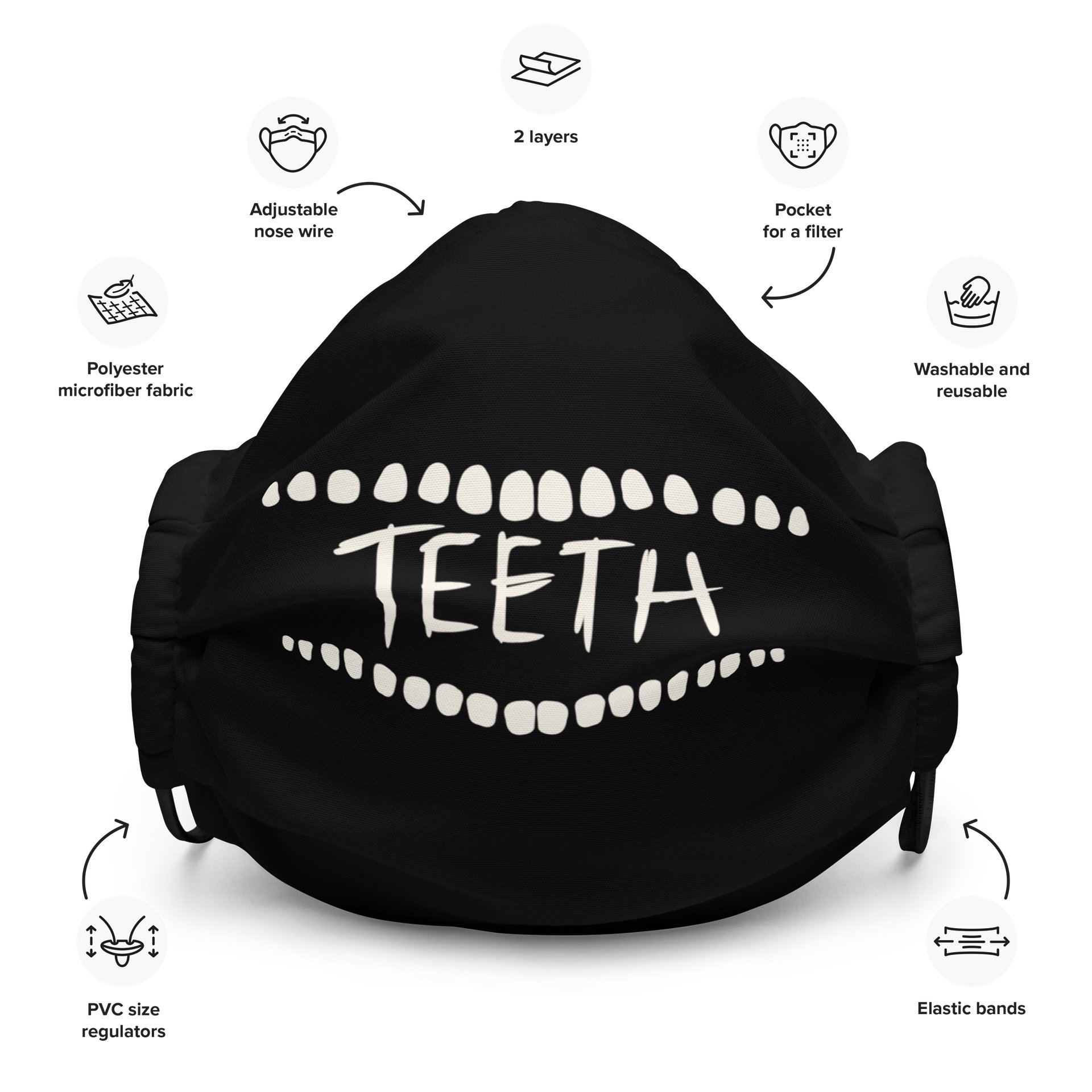 TEETH premium face mask product image (6)
