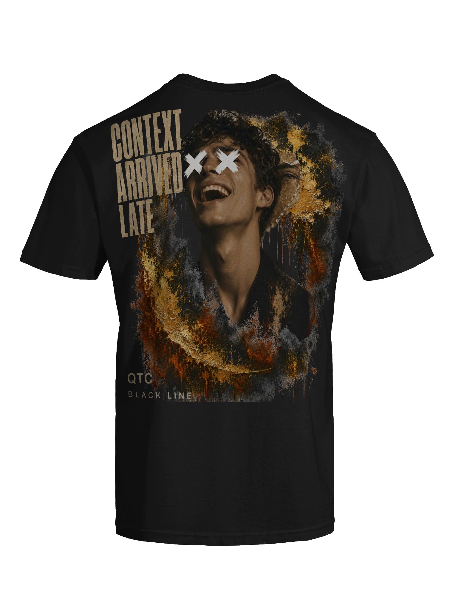 QTC — Context Arrived Late Tee | Black Line product image (7)