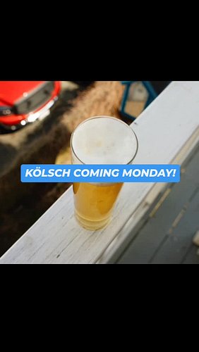 Super excited to share the first kölsch I've brewed since 2021 on Monday! It turned out very good despite taking several shor...