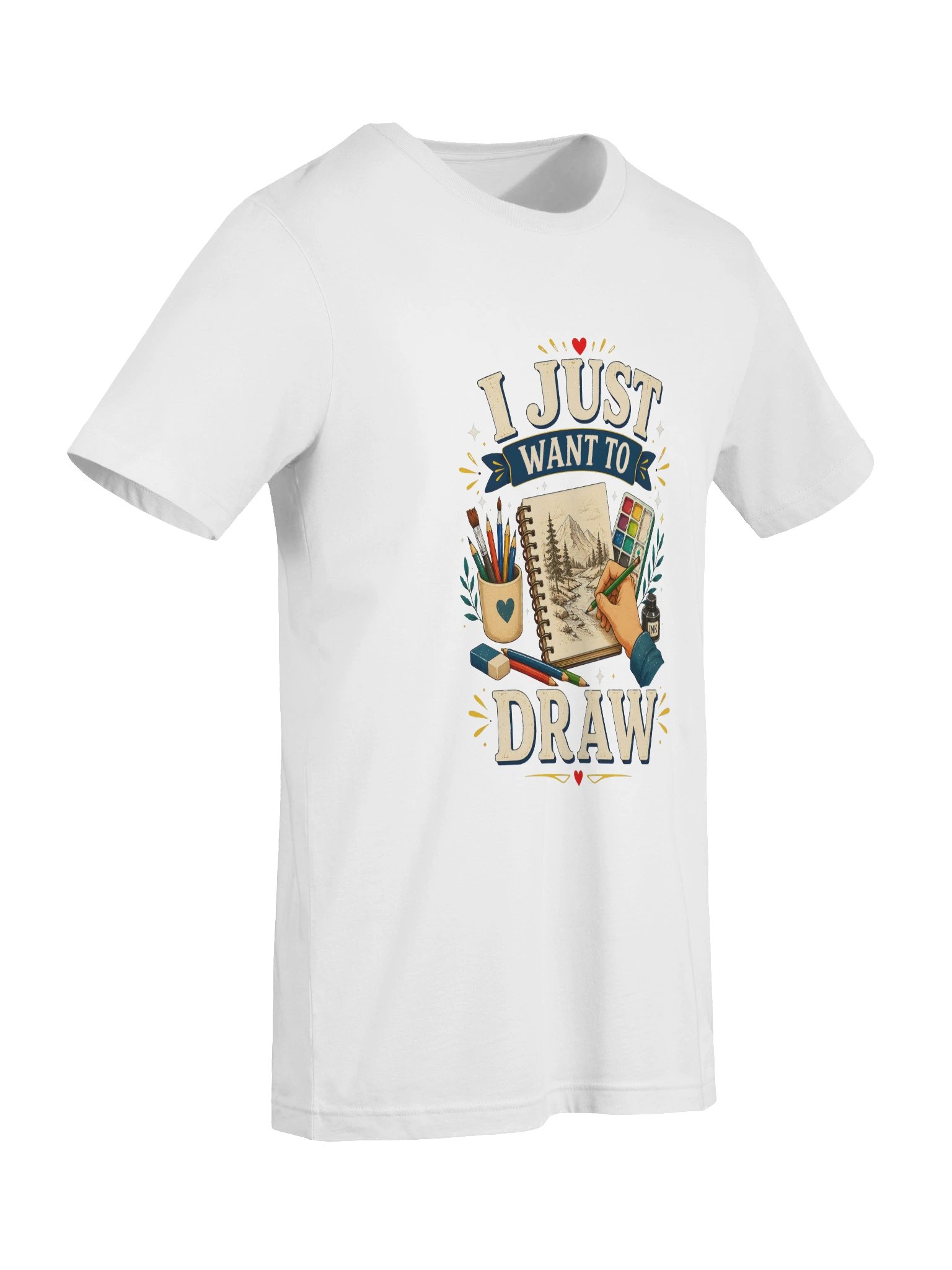 I Just Want To Draw Tee product image (49)