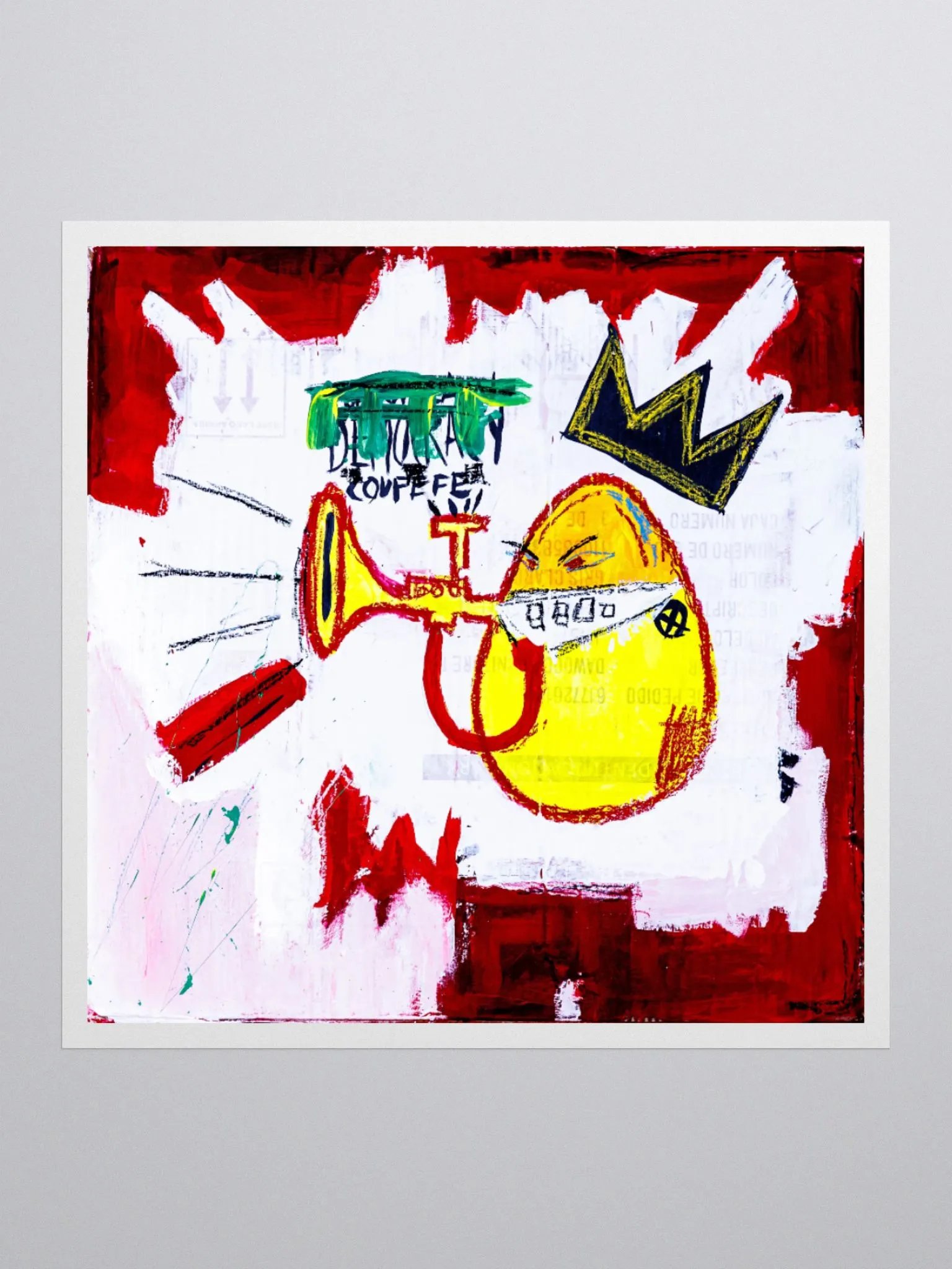 Trumpy Dumpty Kiss Cut Stickers product image (1)