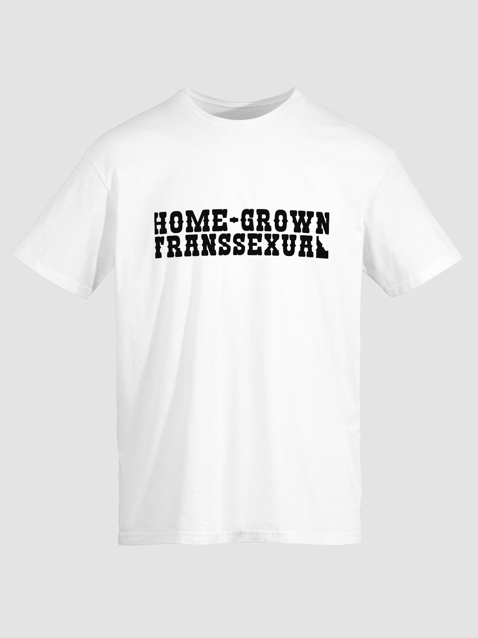 "HOME-GROWN TRANSSEXUAL" light t-shirt product image (3)