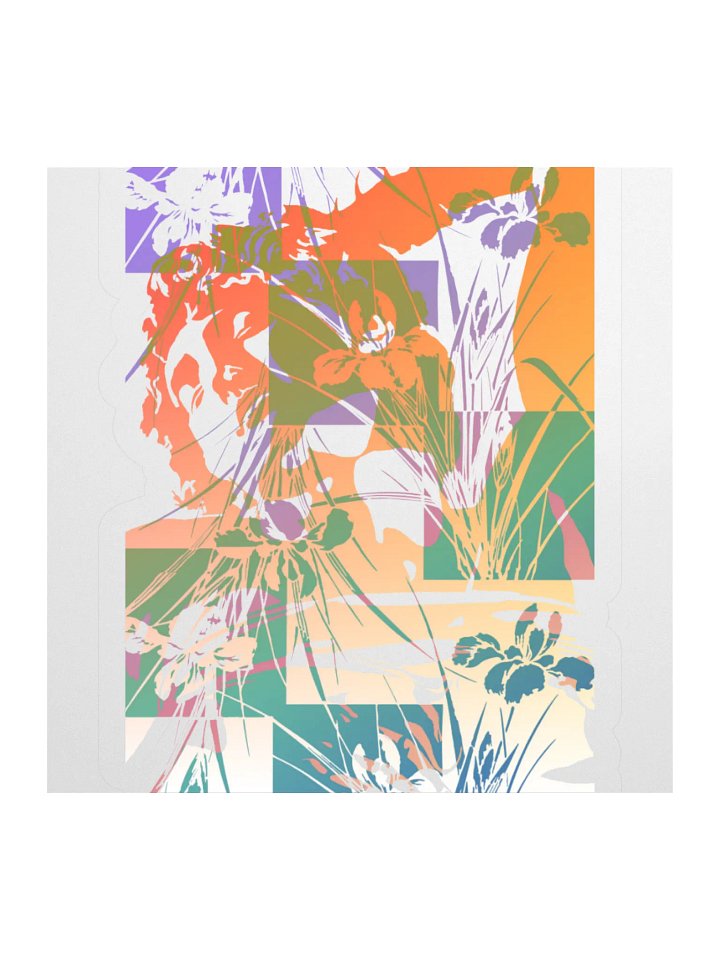 Sticker - Sunrise Michelangelo on Irises (transparent background) product image (1)