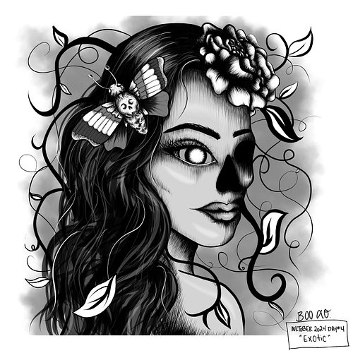 Covid kicked my butt so I fell ... all the way behind on inktober but I'm still going to keep going as much as I can, probabl...