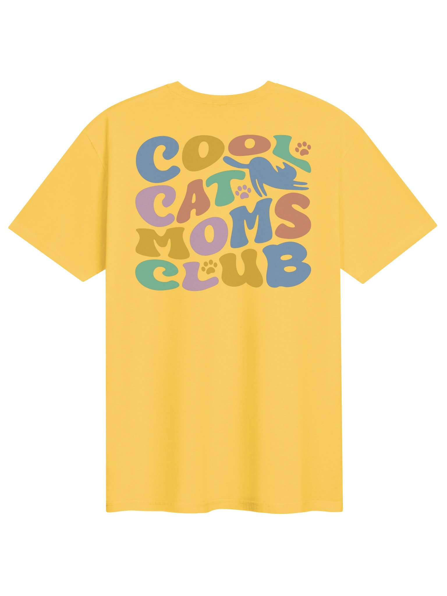 Cool Cat Moms Club 3 (Back Print) - Unisex Adult Super Soft Lightweight T-shirt product image (1)