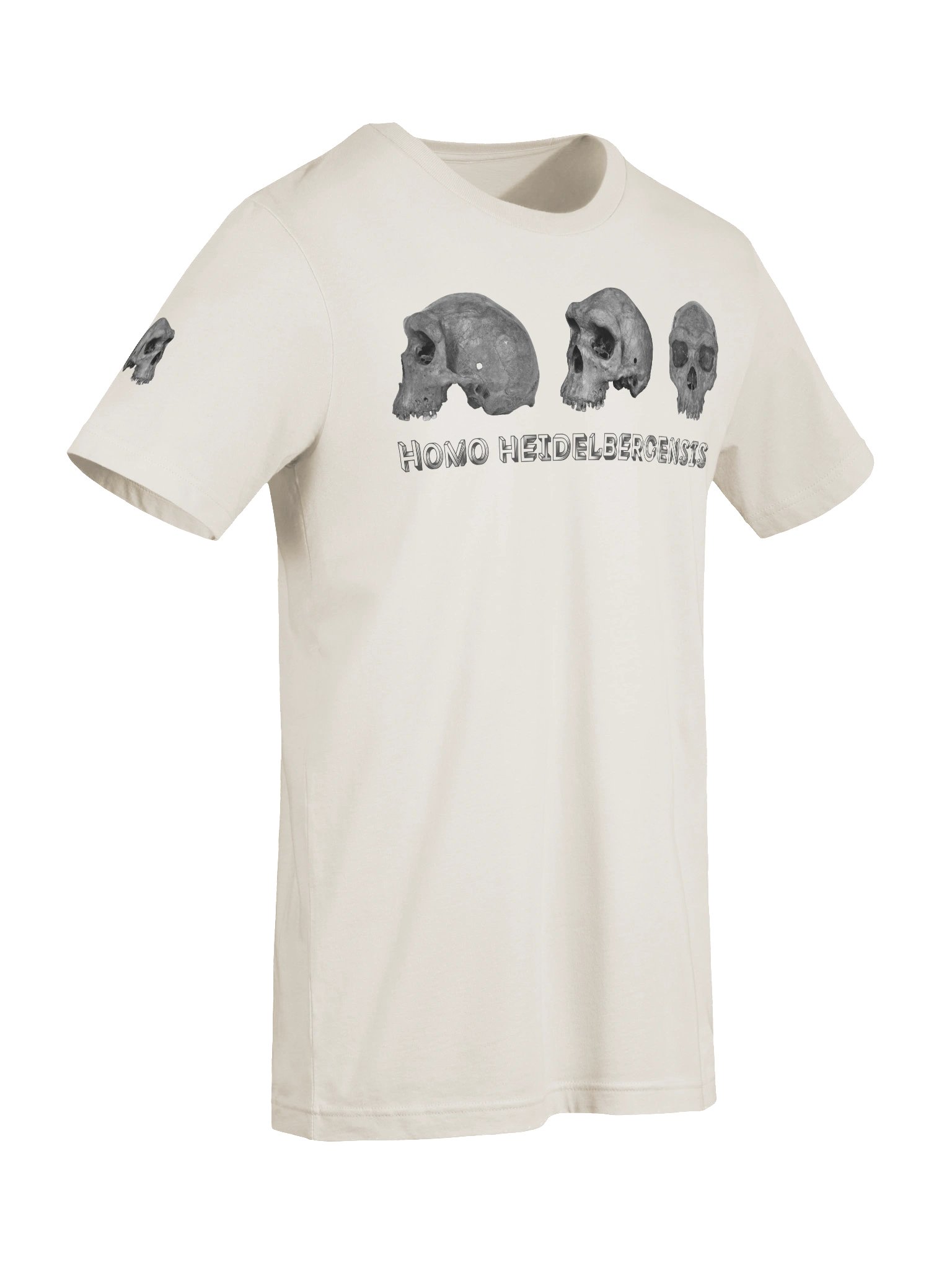 Heidelbergensis Fossil Skull T-Shirt Light product image (49)