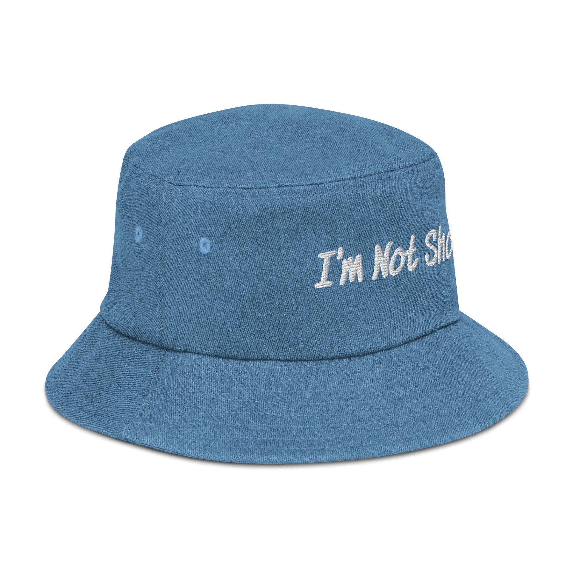 I'm Not Short ♡ Denim Bucket Hat product image (3)