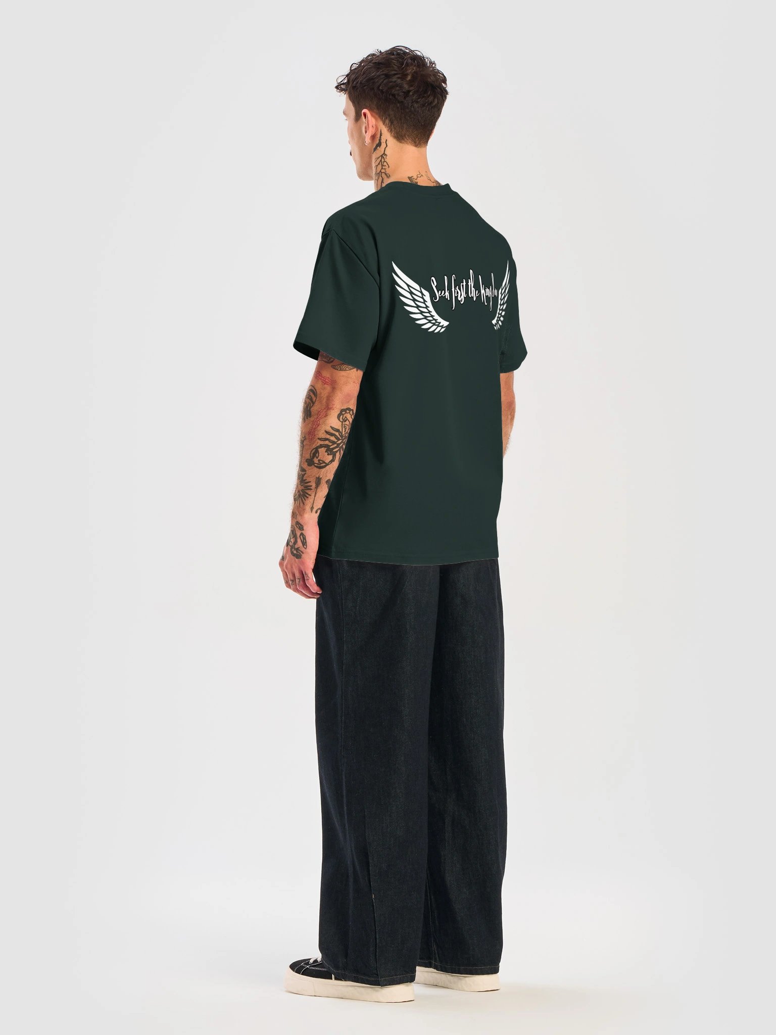 The 4D1:10 "Seek First" Heavyweight Boxy Tee product image (8)