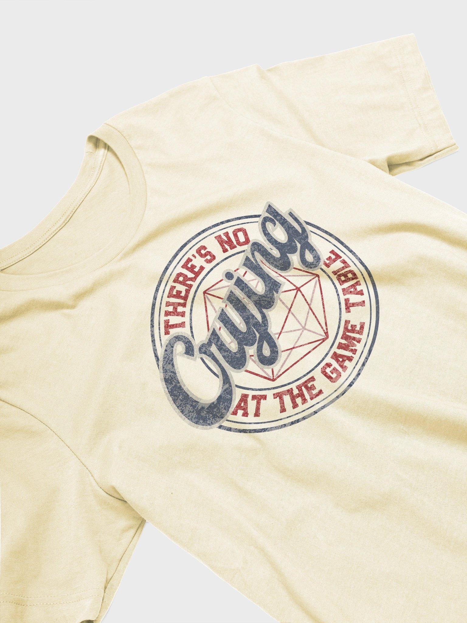 There's No Crying At The Board Game Table - Board Game T-shirt, Cream product image (6)