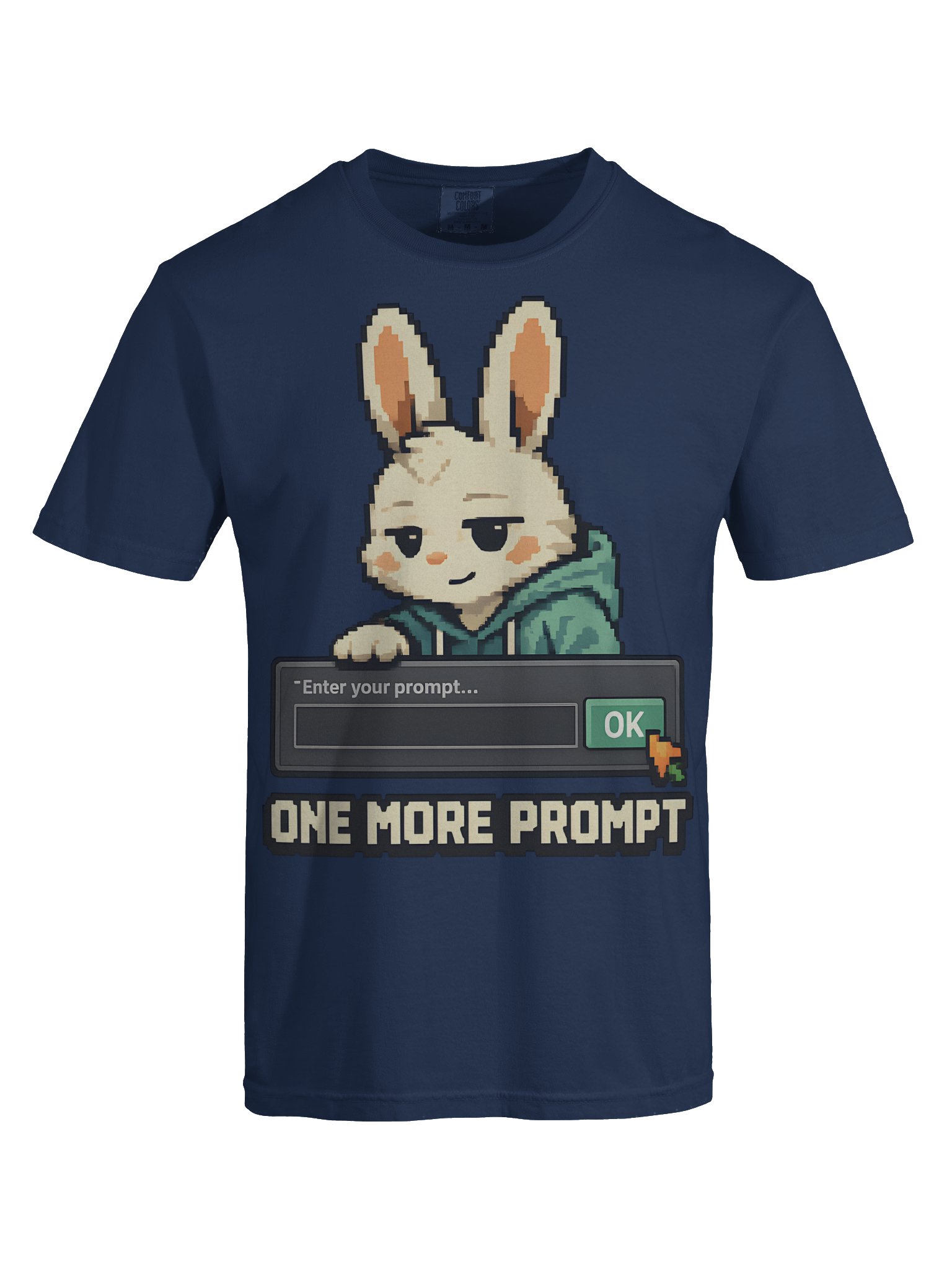 One More Prompt Rabbit T-Shirt product image (7)