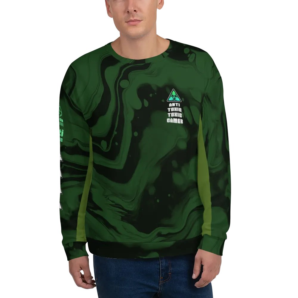 All-Over Print Anti-Toxic-Toxic-Gamer Sweatshirt product image (5)