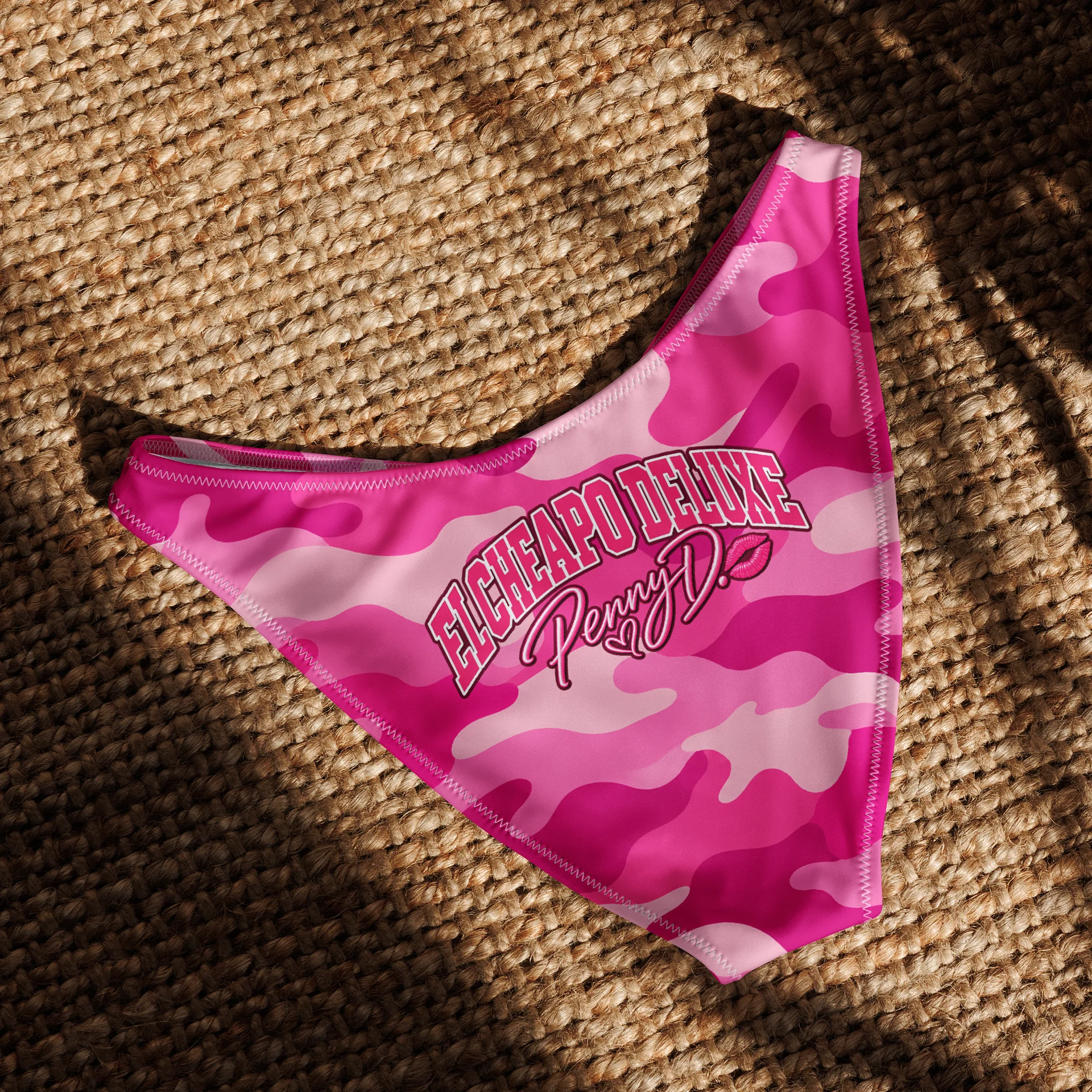 Penny D. Pink Camo V-Cut Bikini Bottom product image (5)